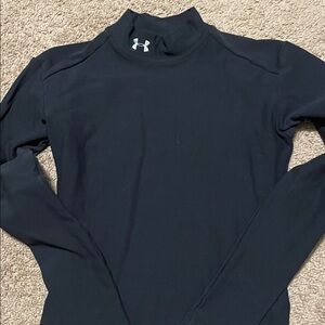 Under Armour Kids Long Sleeve Black Tee